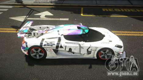 Koenigsegg Agera One G-Sport S4 pour GTA 4