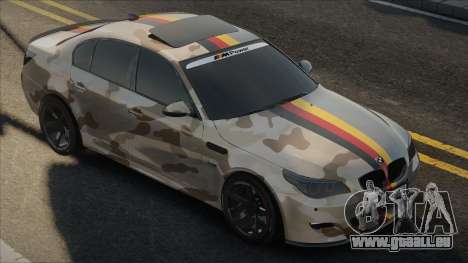 BMW M5 E60 Deutsch kamo pour GTA San Andreas