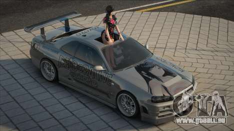 Nissan Skyline GTR R34 Kokoro Dress für GTA San Andreas