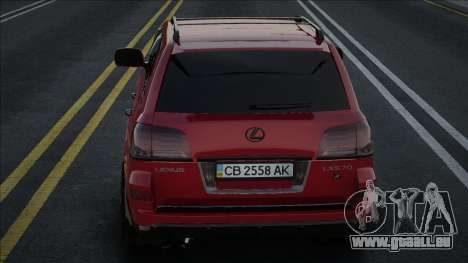 Lexus LX570 [UKR Red] für GTA San Andreas