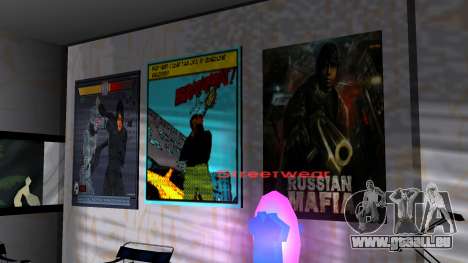 Poster avec RoboCop dans l’hôtel pour GTA Vice City