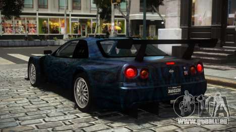 Nissan Skyline R34 X-Custom LE S2 pour GTA 4