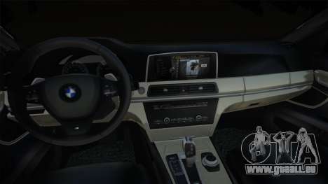 BMW 750I XDrive Black [Ukr Plate] pour GTA San Andreas