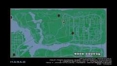 Green Map für GTA San Andreas