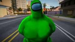 Among Us Imposter Musculosos Green pour GTA San Andreas