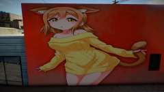 Anime Girl Wall Art pt. 3 für GTA San Andreas