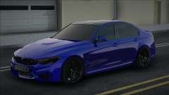 BMW M3 F30 Blue [Ukr Plate] für GTA San Andreas