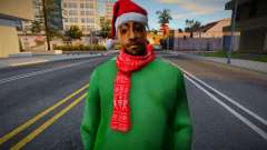 Fam1 - New Year Skin pour GTA San Andreas