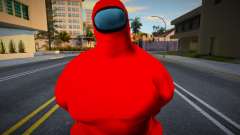 Among Us Imposter Musculosos Red pour GTA San Andreas