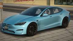Tesla Model S Plaid Blue pour GTA San Andreas