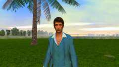Tony Montana dans un costume bleu pour GTA Vice City