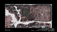 Gray-Pink Map für GTA San Andreas