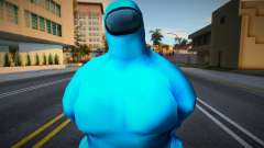 Among Us Imposter Musculosos Blue für GTA San Andreas