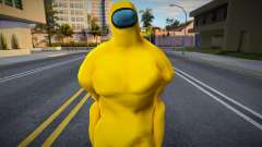 Among Us Imposter Musculosos Yellow für GTA San Andreas