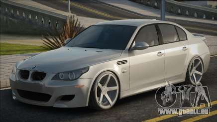 BMW M5 E60 Silver Edit pour GTA San Andreas
