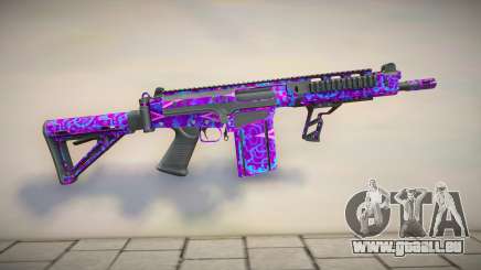 Colorful M4 pour GTA San Andreas