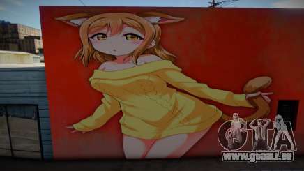 Anime Girl Wall Art pt. 3 für GTA San Andreas