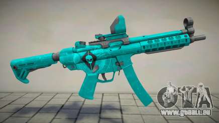 Green-Blue MP5lng für GTA San Andreas