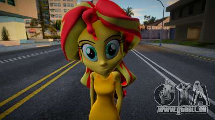 Sunset Shimmer Dress für GTA San Andreas
