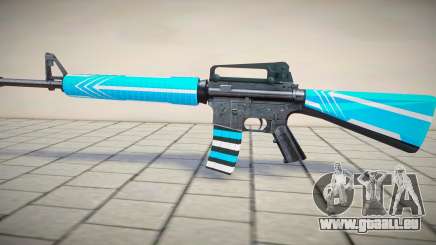 BlueWarrior M4 pour GTA San Andreas