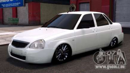 Lada Priora White Ver pour GTA 4