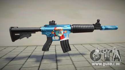 Santa M4 pour GTA San Andreas