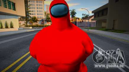 Among Us Imposter Musculosos Red pour GTA San Andreas