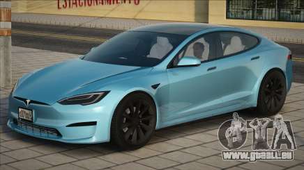 Tesla Model S Plaid Blue pour GTA San Andreas