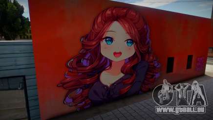 Anime Girl Wall Art pt. 5 für GTA San Andreas