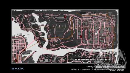 Gray-Pink Map für GTA San Andreas