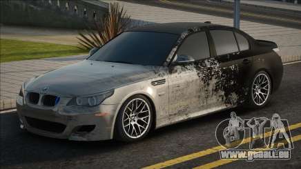 BMW M5 E60 Black White pour GTA San Andreas