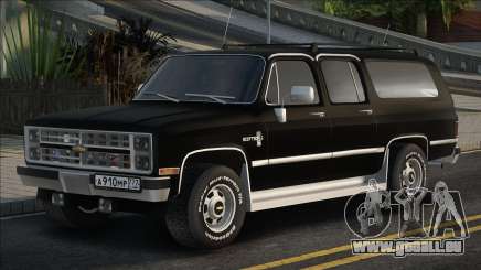 Chevrolet Suburban Scottsdale Black für GTA San Andreas
