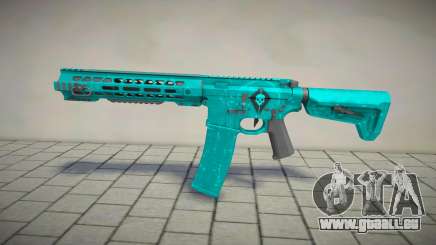 Green-Blue M4 pour GTA San Andreas