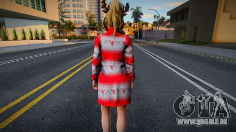 DOAXVV Yukino - Christmas Sweater Dress v2 pour GTA San Andreas