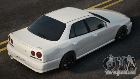 Nissan Skyline White für GTA San Andreas