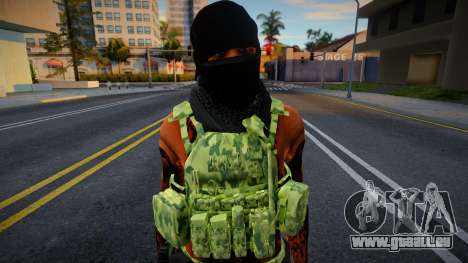 SKIN DE GUERRA GUERRILHA pour GTA San Andreas