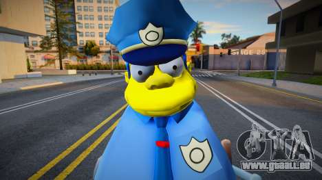 Chief Clancy Wiggum Skin from The Simpsons pour GTA San Andreas