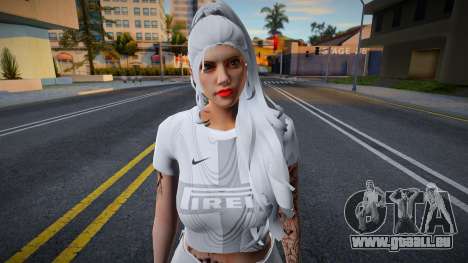 SKIN FEMININA DO INTER pour GTA San Andreas