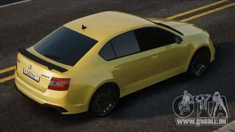 Skoda Octavia RS [Yellow] pour GTA San Andreas
