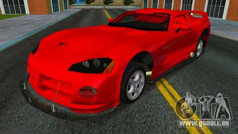 Dodge Viper Competition TT Black Revel für GTA Vice City