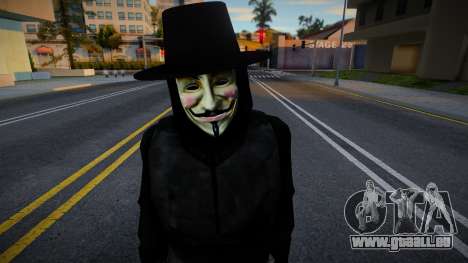 V for Vendetta Ped pour GTA San Andreas