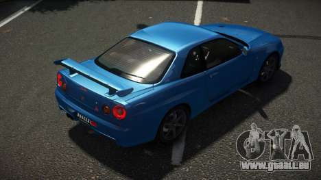 Nissan Skyline R34 G-Sports V1.1 pour GTA 4
