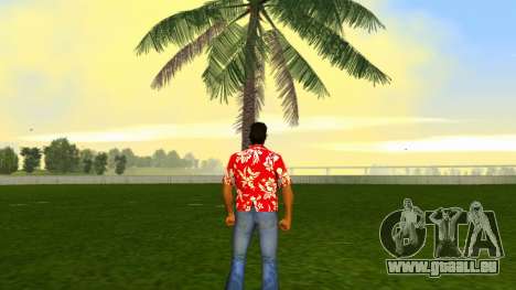 Tommy Vercetti - HD Hawaiian Red Shirt pour GTA Vice City