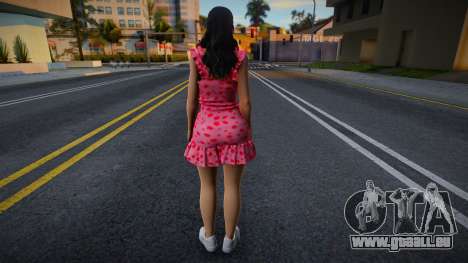 Mädchen im gepunkteten Kleid für GTA San Andreas