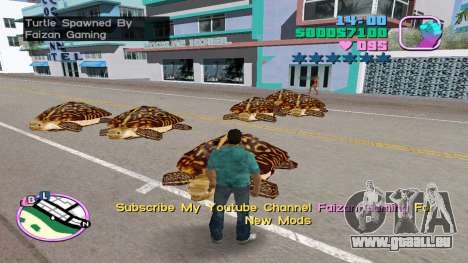 Schildkröte spawnen für GTA Vice City