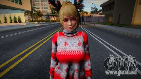 DOAXVV Yukino - Christmas Sweater Dress v1 pour GTA San Andreas