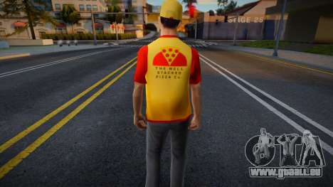 Wmybmx Pizza Uniform für GTA San Andreas