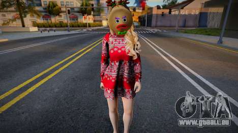 Aerith Gainsborough - Chrismas Sweater Dress v1 pour GTA San Andreas
