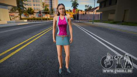 Fille asiatique dans le style KR pour GTA San Andreas