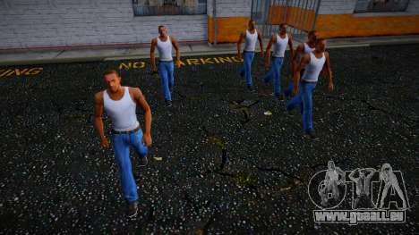 Zeroped mod - Les clones de CJ marchent de maniè pour GTA San Andreas